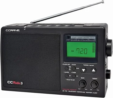 C. Crane CCRadio 3 Long Range Reception AM, FM